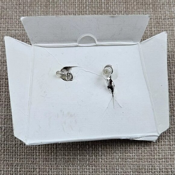 Women Earrings made with Swarovski Elements Black/Silver Tone Jewelry New - Picture 8 of 12